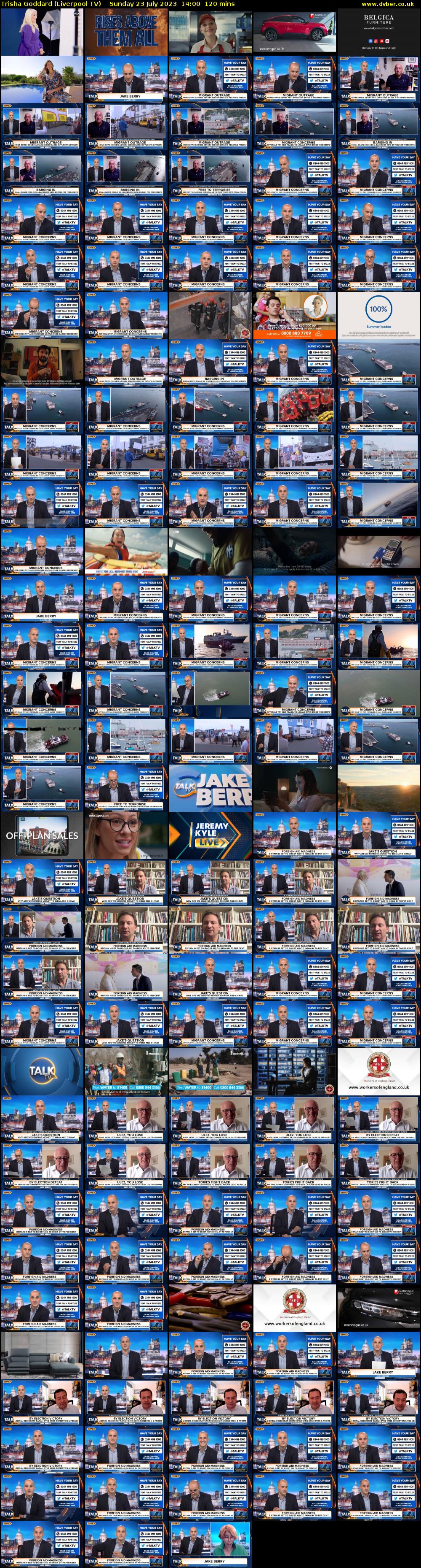Trisha Goddard (Liverpool TV) Sunday 23 July 2023 14:00 - 16:00