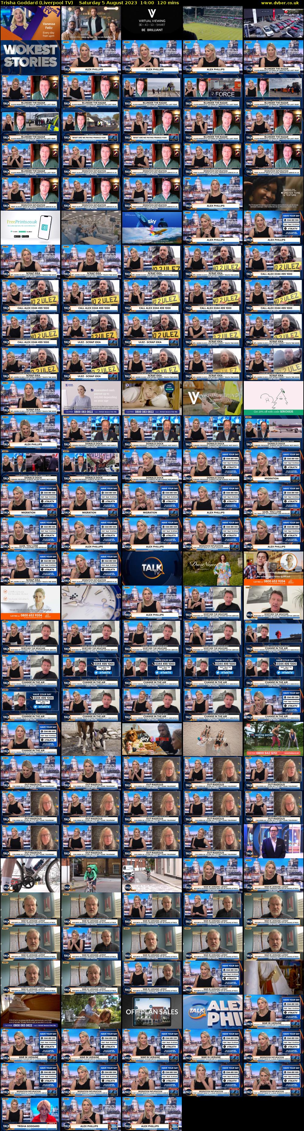 Trisha Goddard (Liverpool TV) Saturday 5 August 2023 14:00 - 16:00
