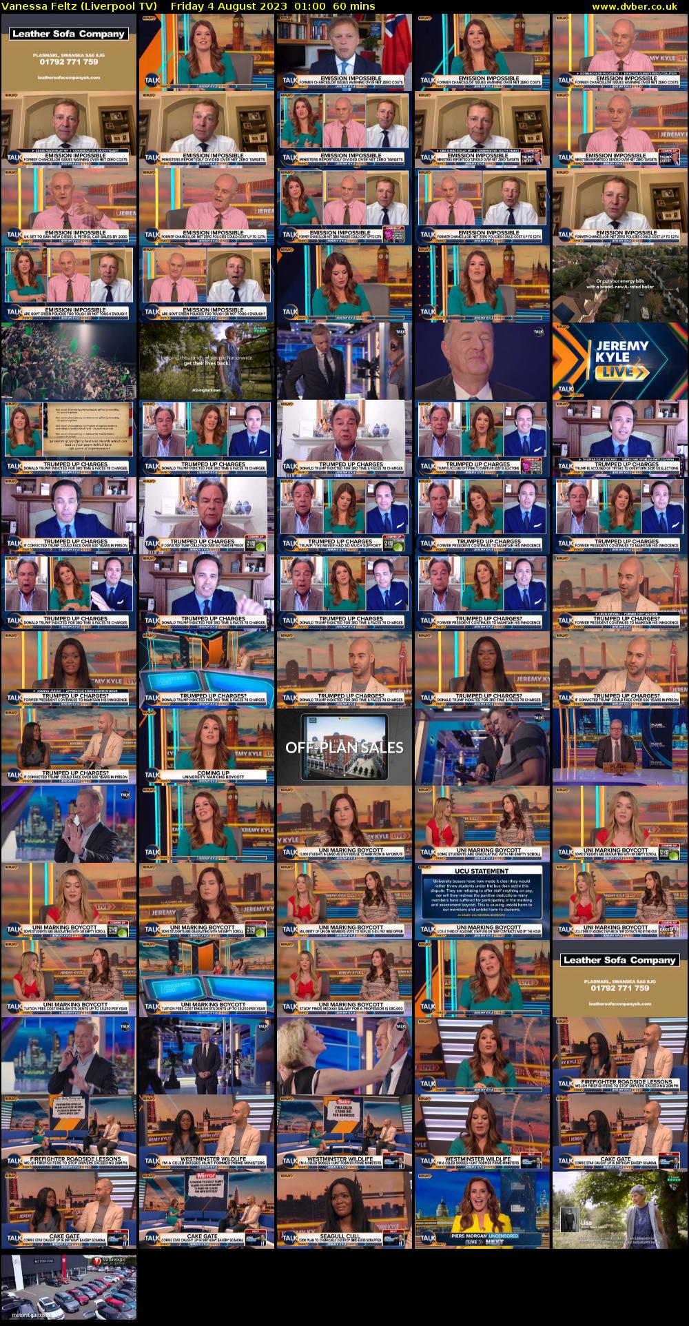 Vanessa Feltz (Liverpool TV) Friday 4 August 2023 01:00 - 02:00