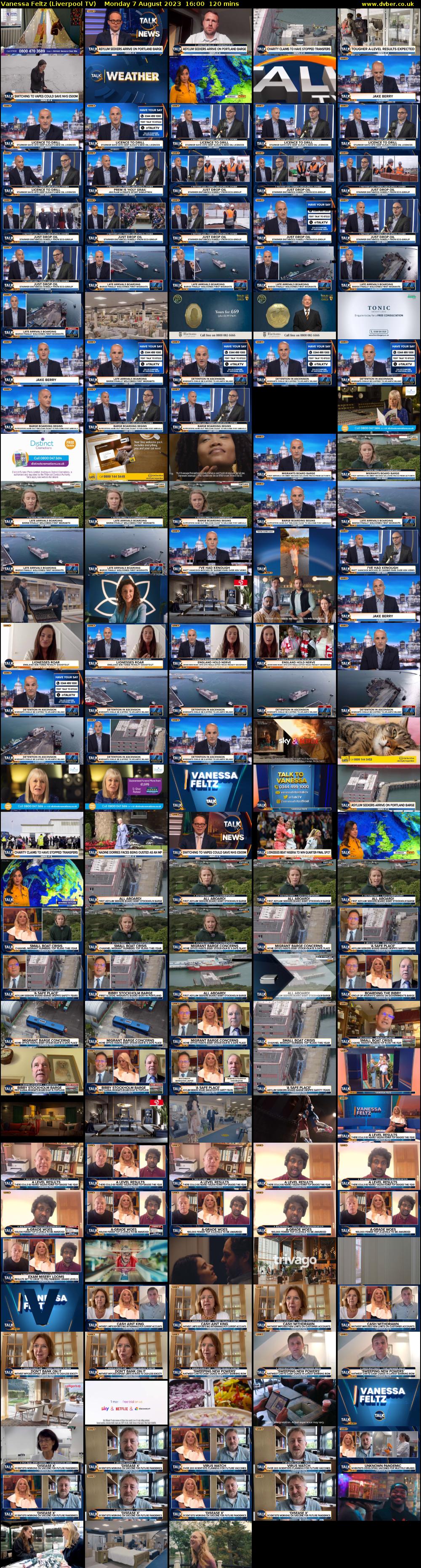 Vanessa Feltz (Liverpool TV) Monday 7 August 2023 16:00 - 18:00