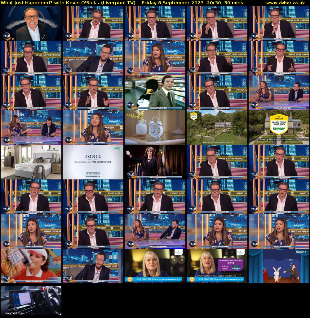 What Just Happened? with Kevin O'Sull... (Liverpool TV) Friday 8 September 2023 20:30 - 21:00