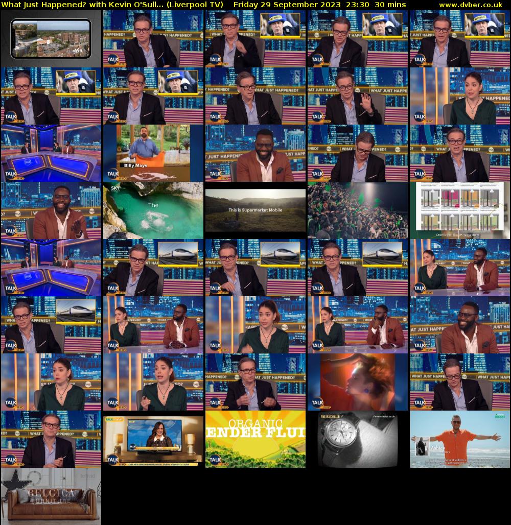 What Just Happened? with Kevin O'Sull... (Liverpool TV) Friday 29 September 2023 23:30 - 00:00