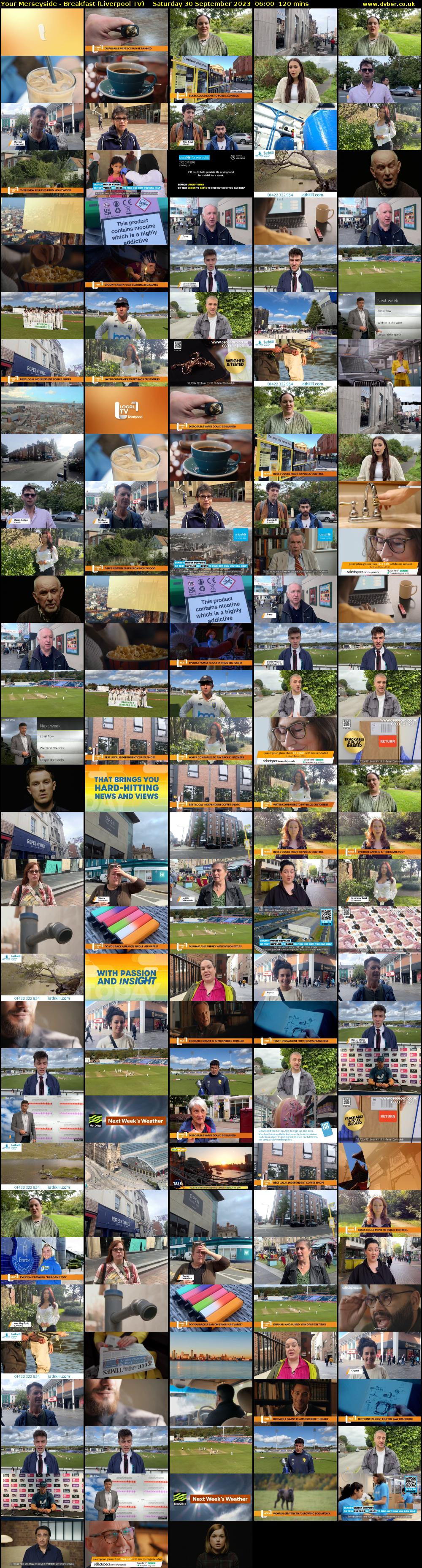 Your Merseyside - Breakfast (Liverpool TV) Saturday 30 September 2023 06:00 - 08:00