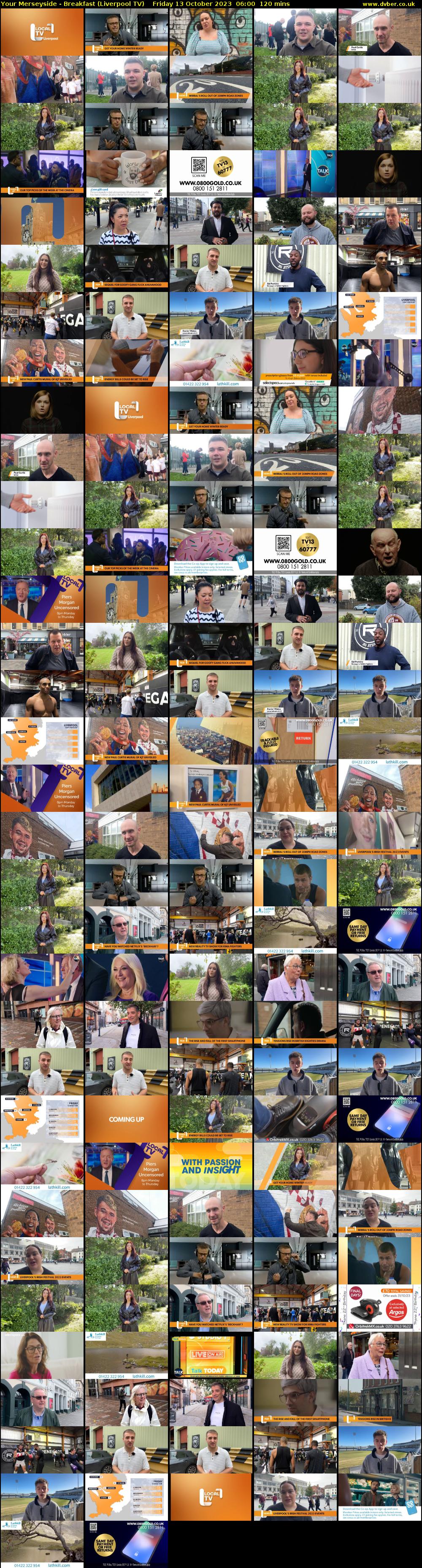 Your Merseyside - Breakfast (Liverpool TV) Friday 13 October 2023 06:00 - 08:00