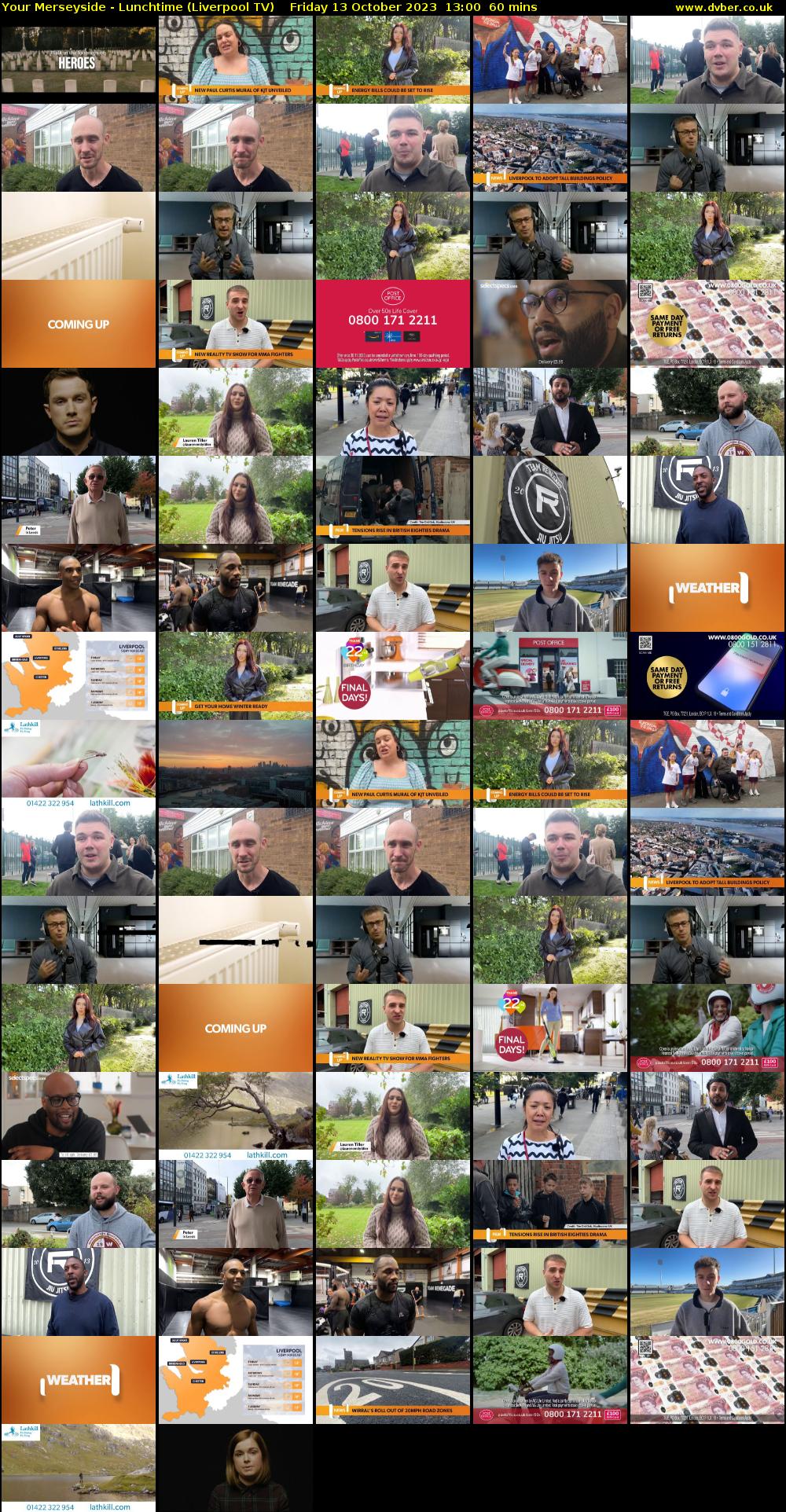 Your Merseyside - Lunchtime (Liverpool TV) Friday 13 October 2023 13:00 - 14:00