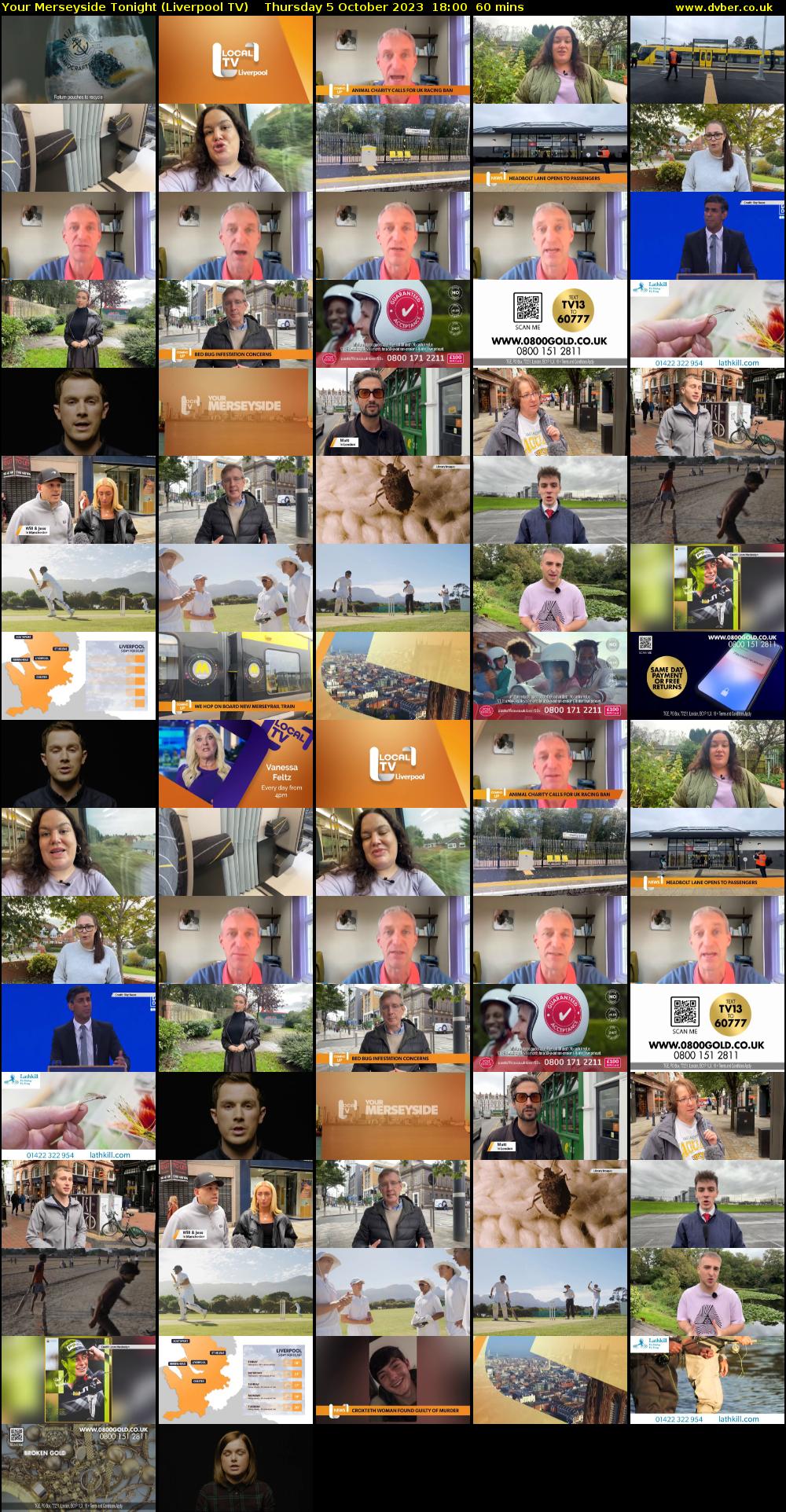 Your Merseyside Tonight (Liverpool TV) Thursday 5 October 2023 18:00 - 19:00