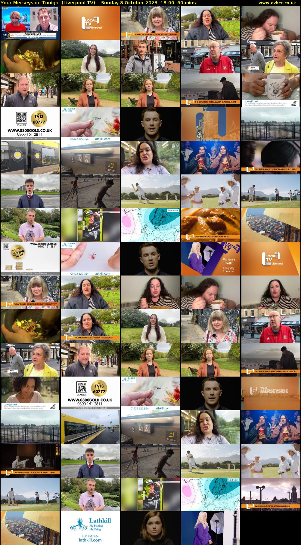 Your Merseyside Tonight (Liverpool TV) Sunday 8 October 2023 18:00 - 19:00