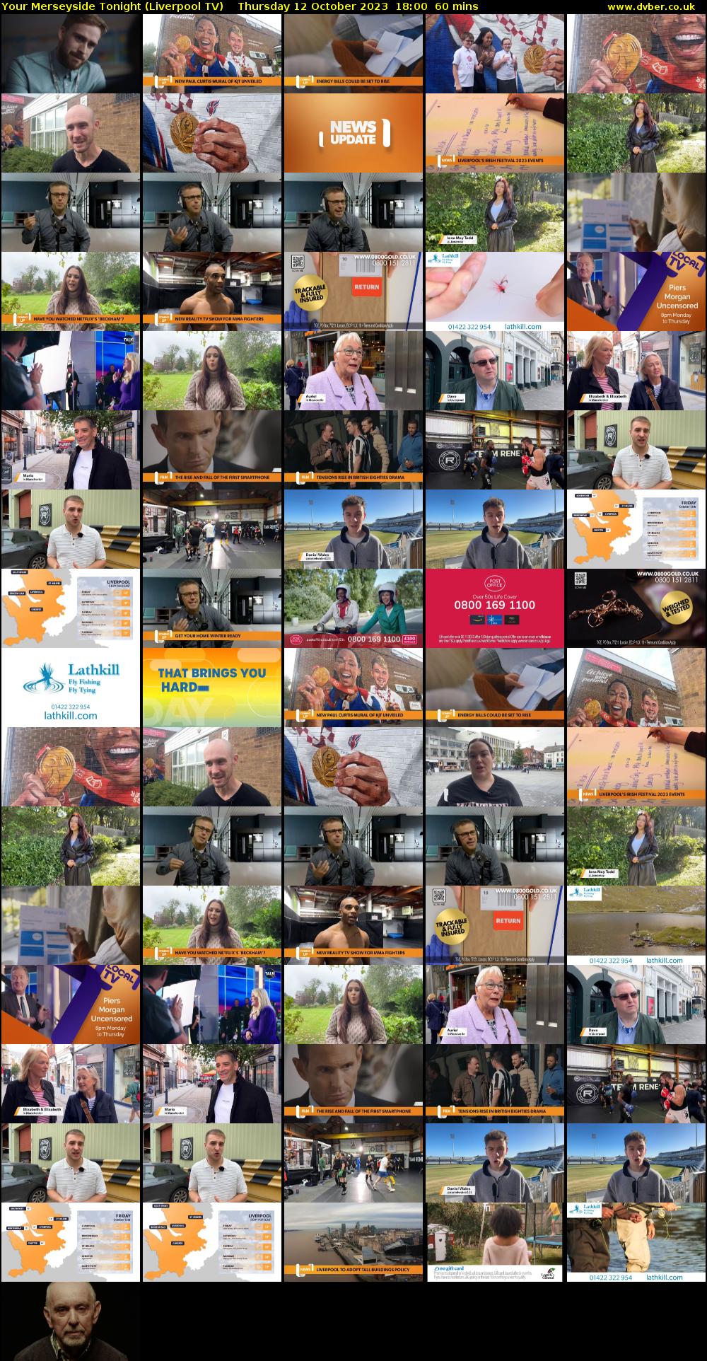 Your Merseyside Tonight (Liverpool TV) Thursday 12 October 2023 18:00 - 19:00