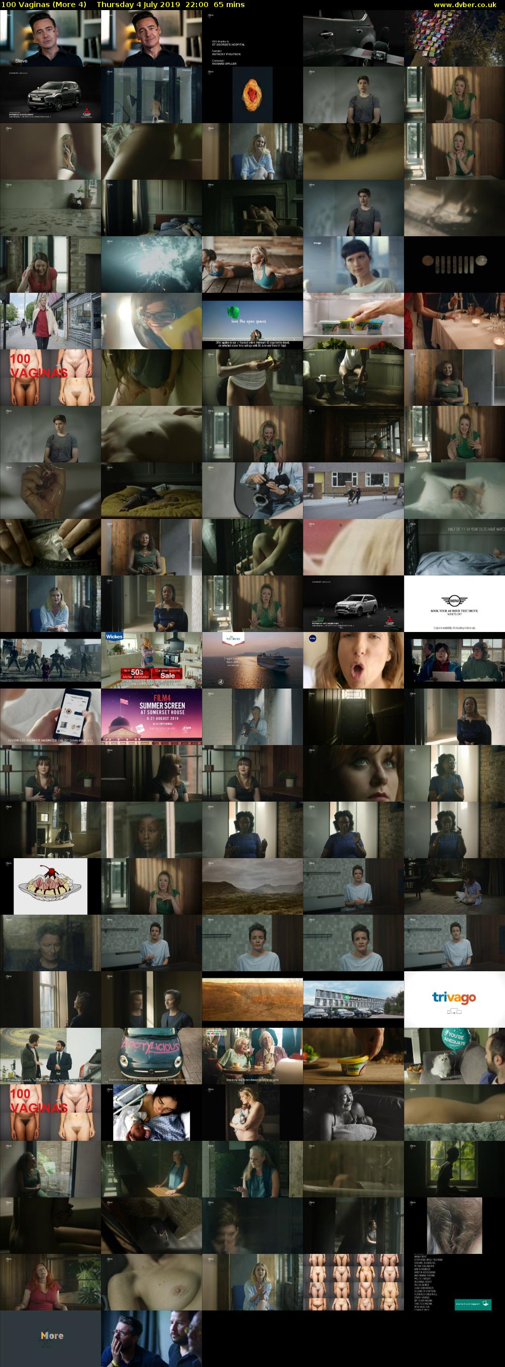 100 Vaginas (More 4) Thursday 4 July 2019 22:00 - 23:05
