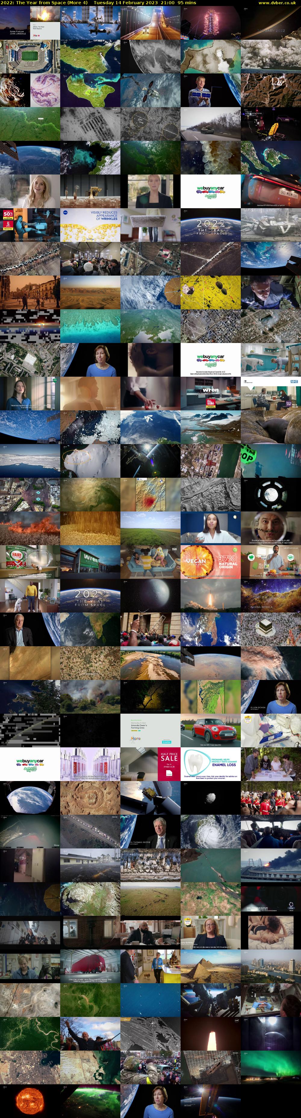 2022: The Year from Space (More 4) Tuesday 14 February 2023 21:00 - 22:35