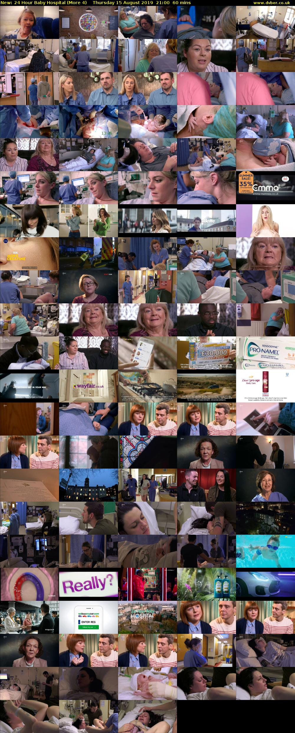 24 Hour Baby Hospital (More 4) Thursday 15 August 2019 21:00 - 22:00