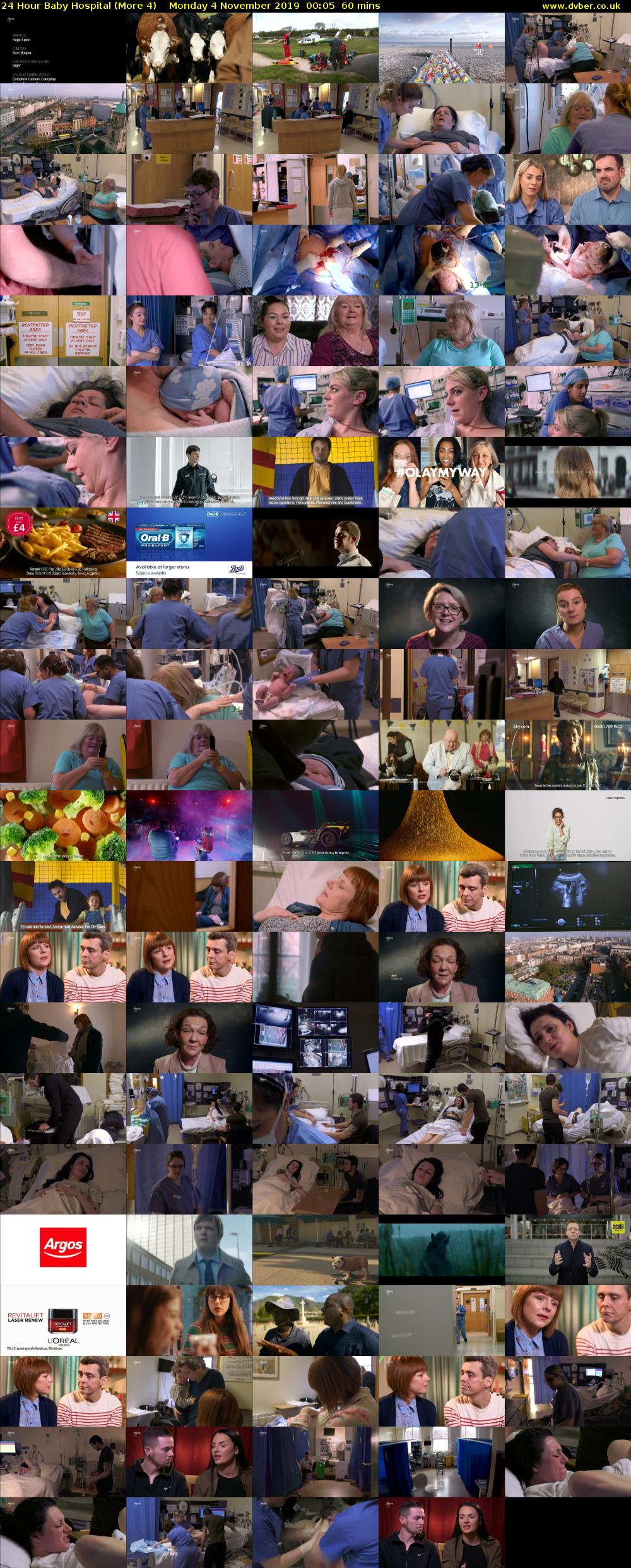 24 Hour Baby Hospital (More 4) Monday 4 November 2019 00:05 - 01:05