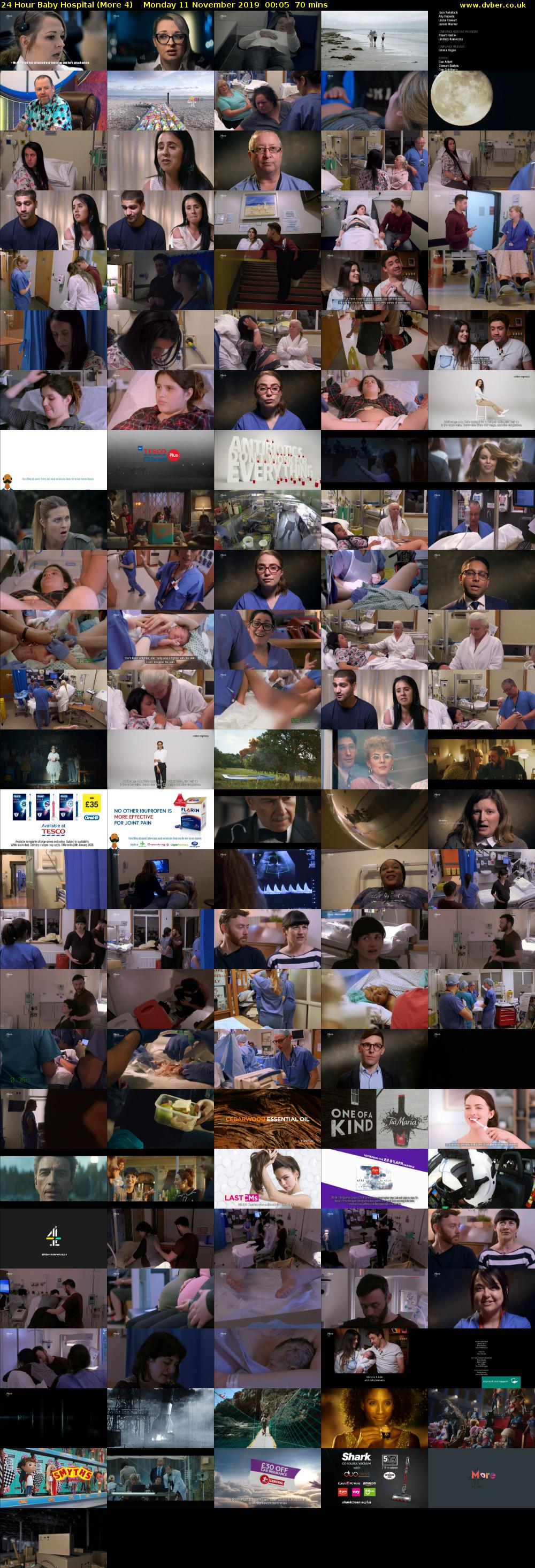 24 Hour Baby Hospital (More 4) Monday 11 November 2019 00:05 - 01:15