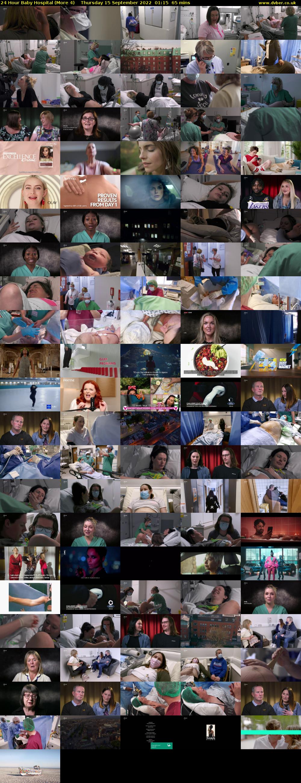 24 Hour Baby Hospital (More 4) Thursday 15 September 2022 01:15 - 02:20