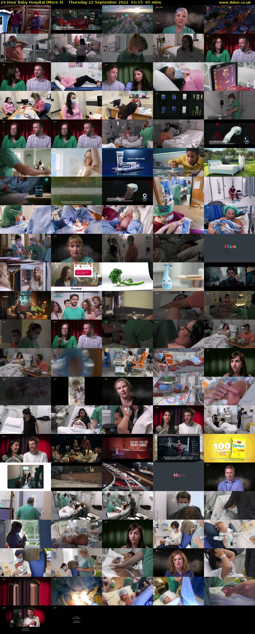 24 Hour Baby Hospital (More 4) Thursday 22 September 2022 01:15 - 02:20