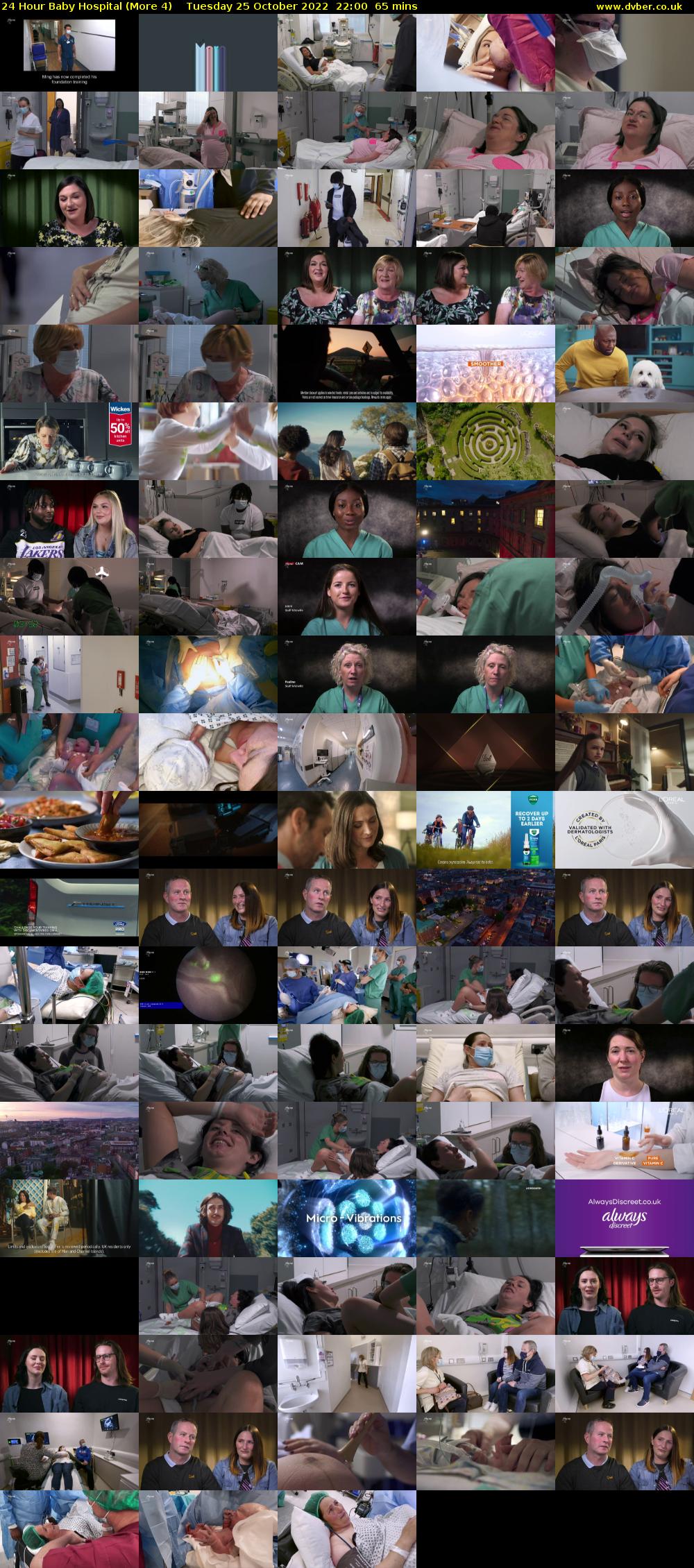 24 Hour Baby Hospital (More 4) Tuesday 25 October 2022 22:00 - 23:05