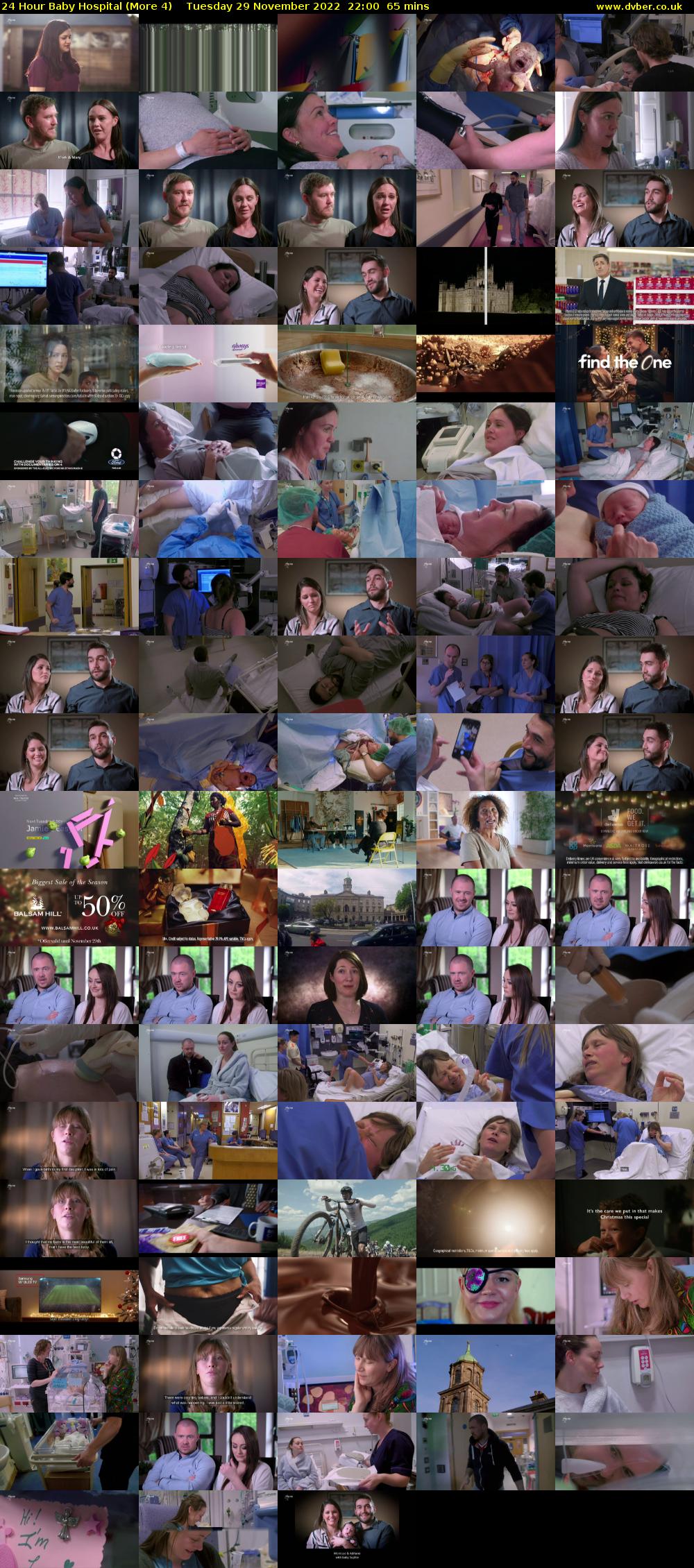 24 Hour Baby Hospital (More 4) Tuesday 29 November 2022 22:00 - 23:05
