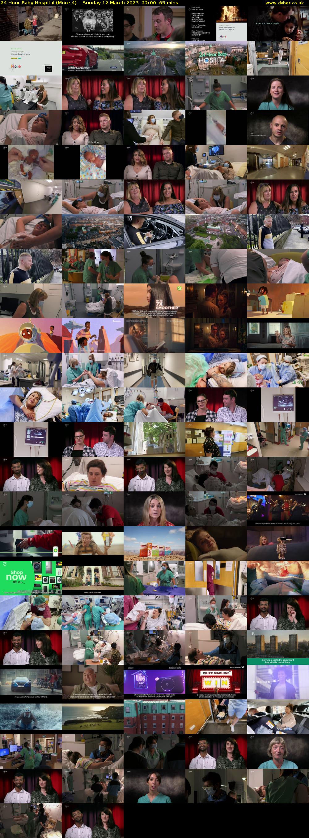 24 Hour Baby Hospital (More 4) Sunday 12 March 2023 22:00 - 23:05