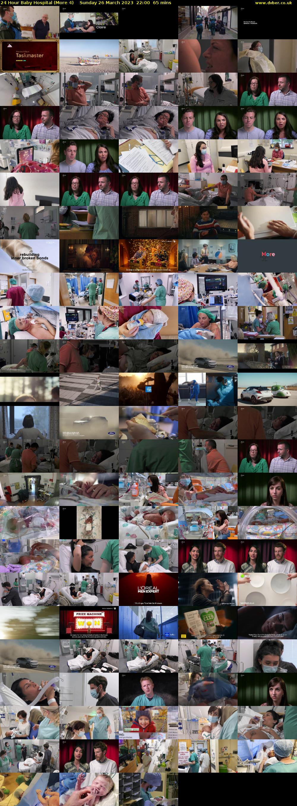 24 Hour Baby Hospital (More 4) Sunday 26 March 2023 22:00 - 23:05