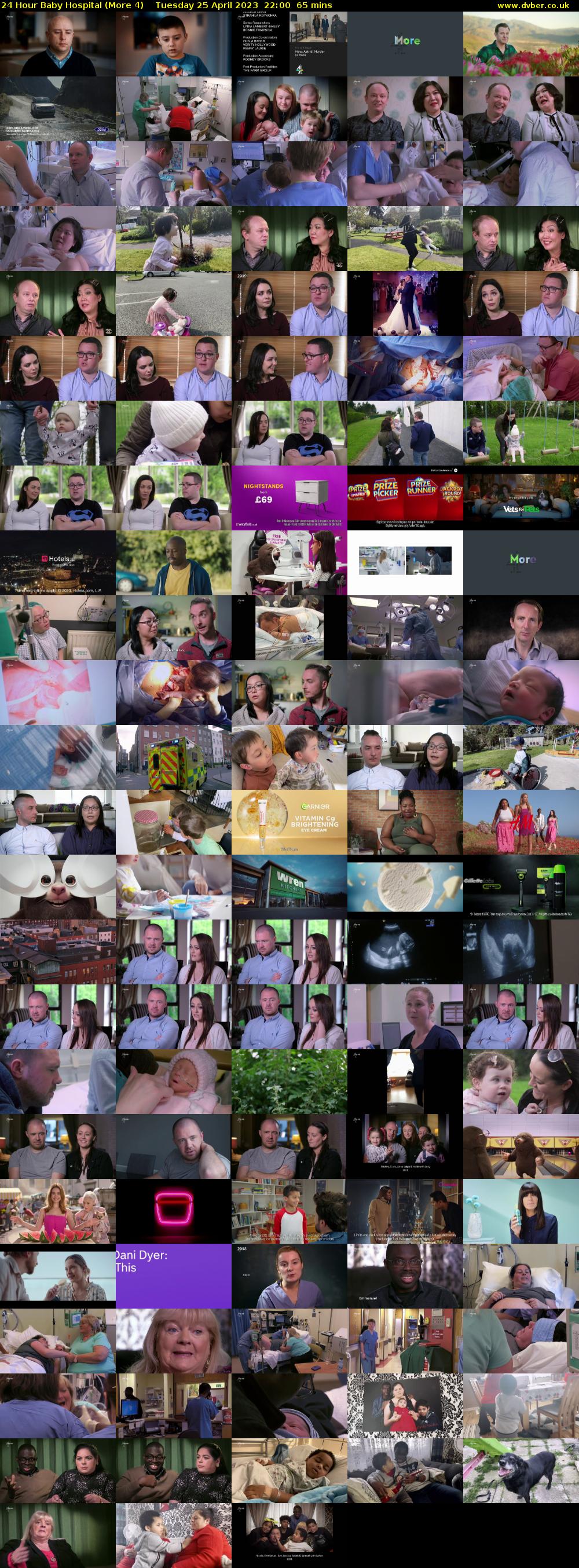 24 Hour Baby Hospital (More 4) Tuesday 25 April 2023 22:00 - 23:05