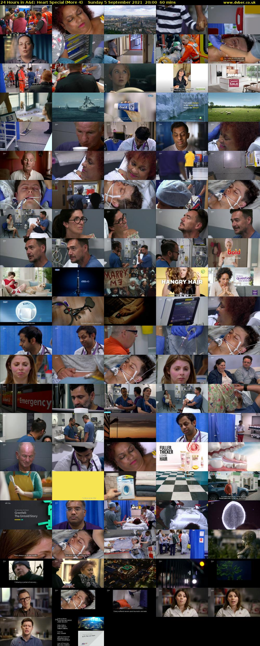 24 Hours in A&E: Heart Special (More 4) Sunday 5 September 2021 20:00 - 21:00