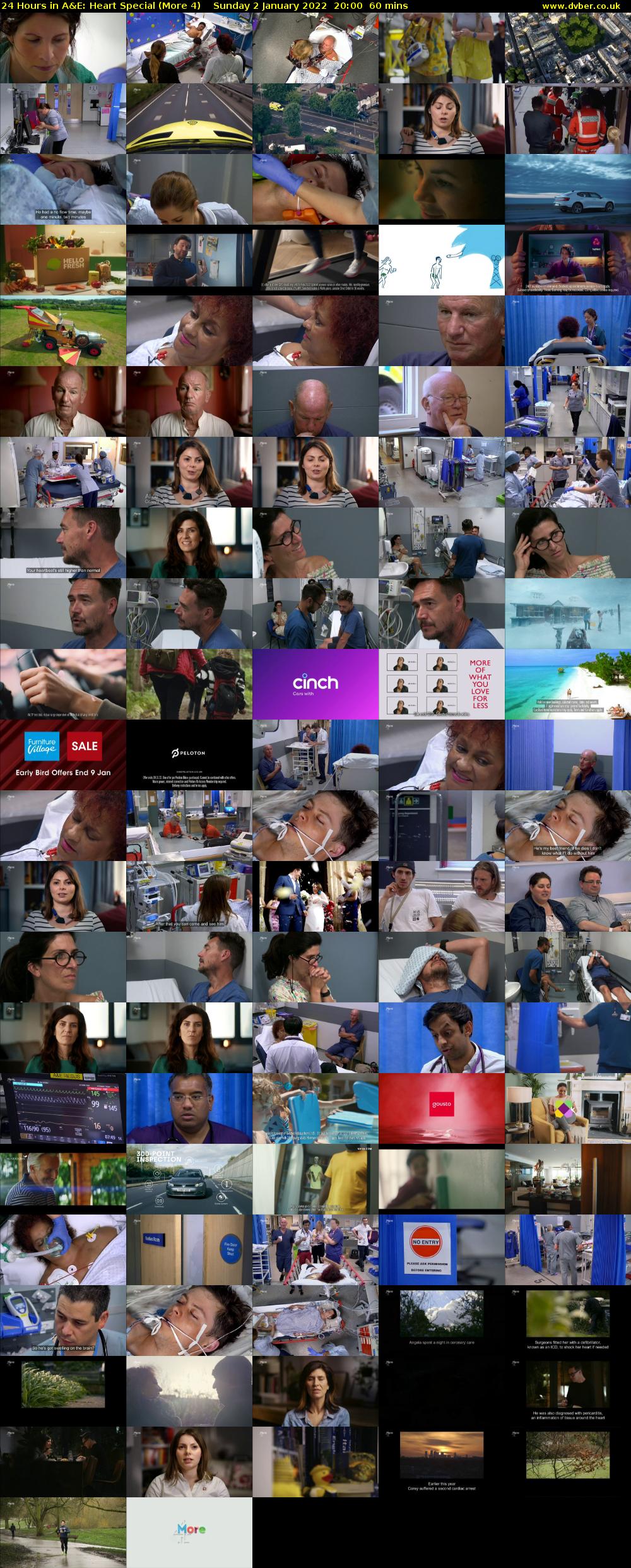 24 Hours in A&E: Heart Special (More 4) Sunday 2 January 2022 20:00 - 21:00