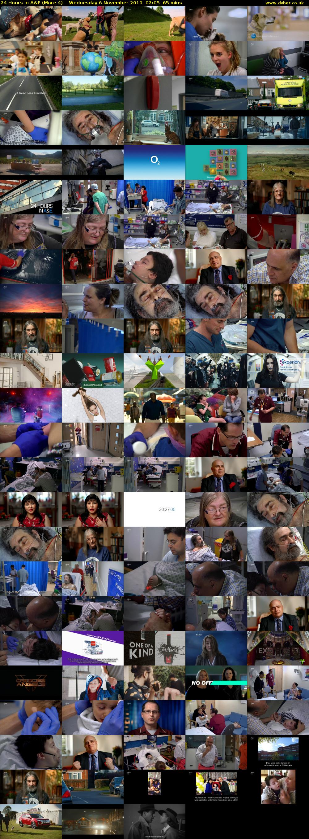 24 Hours in A&E (More 4) Wednesday 6 November 2019 02:05 - 03:10