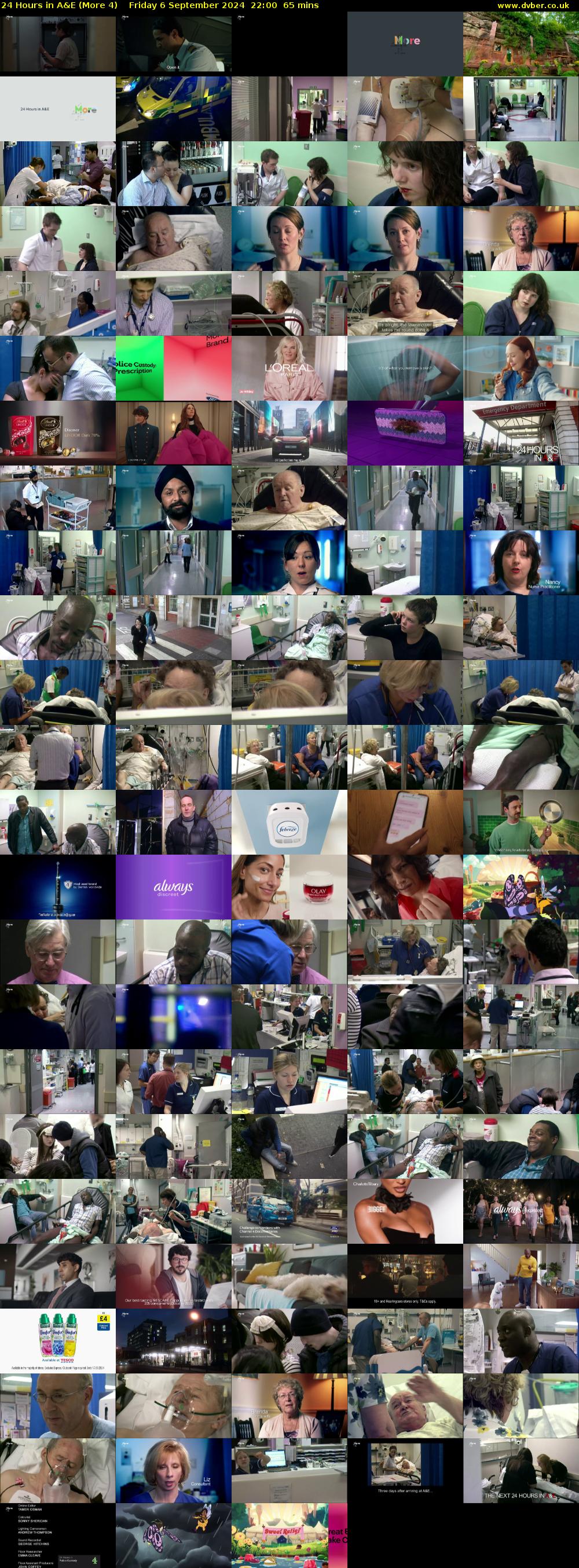 24 Hours in A&E (More 4) Friday 6 September 2024 22:00 - 23:05