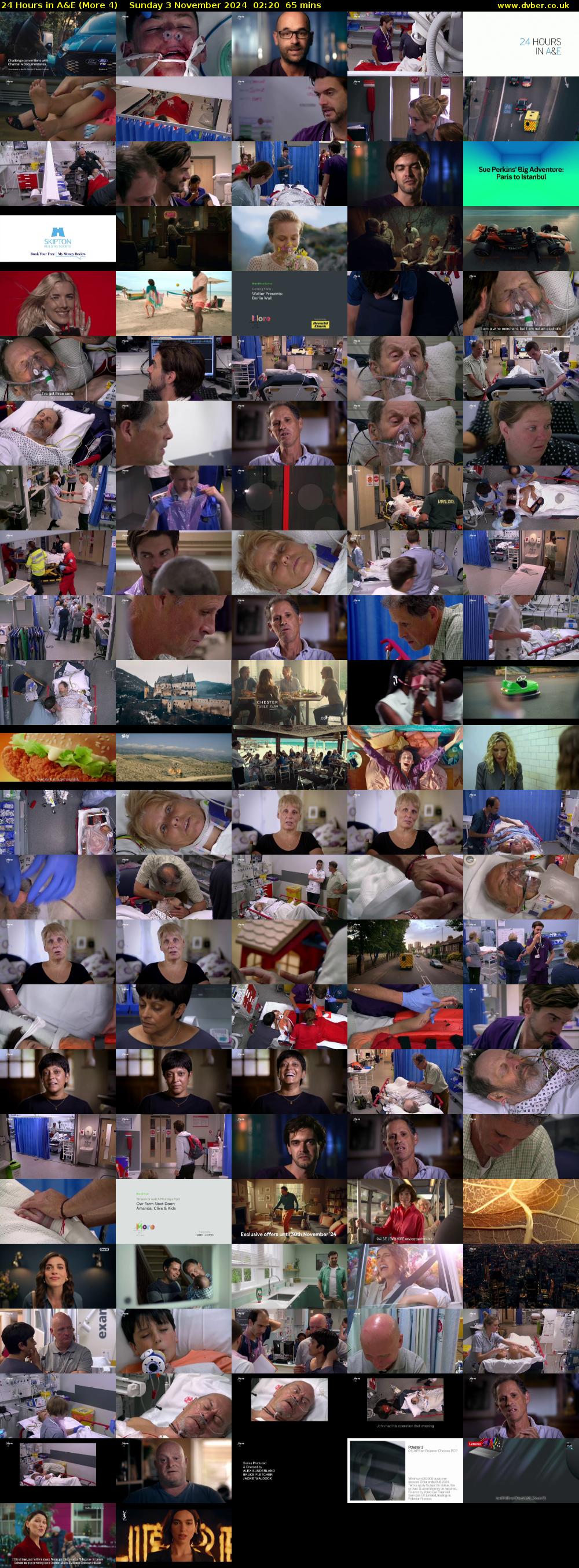 24 Hours in A&E (More 4) Sunday 3 November 2024 02:20 - 03:25