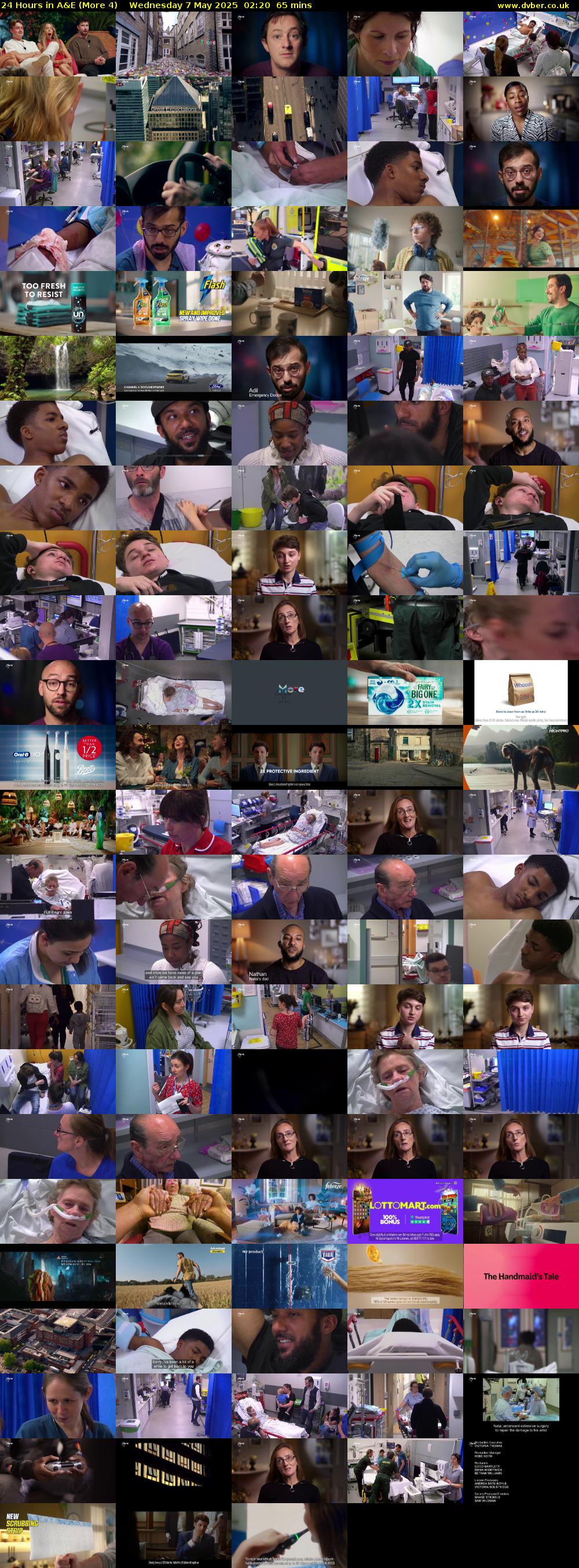 24 Hours in A&E (More 4) Wednesday 7 May 2025 02:20 - 03:25