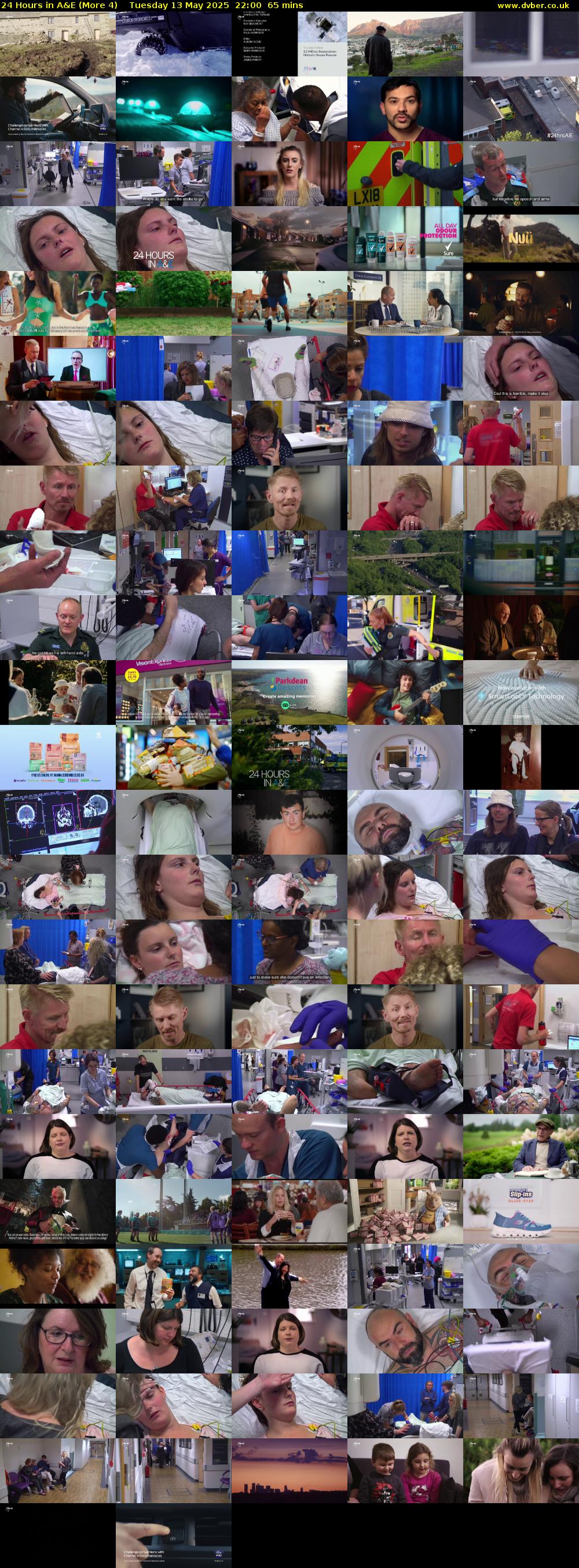24 Hours in A&E (More 4) Tuesday 13 May 2025 22:00 - 23:05