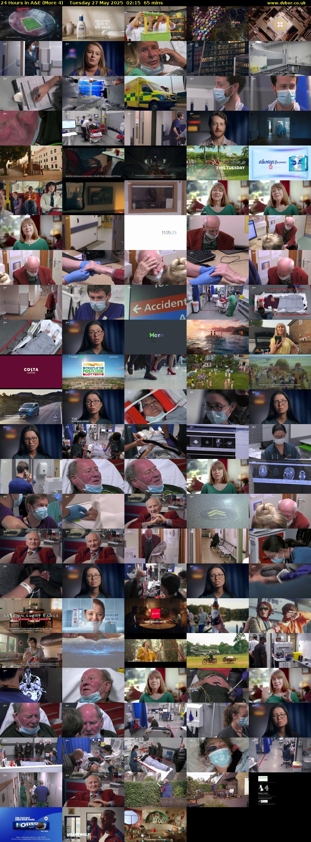 24 Hours in A&E (More 4) Tuesday 27 May 2025 02:15 - 03:20