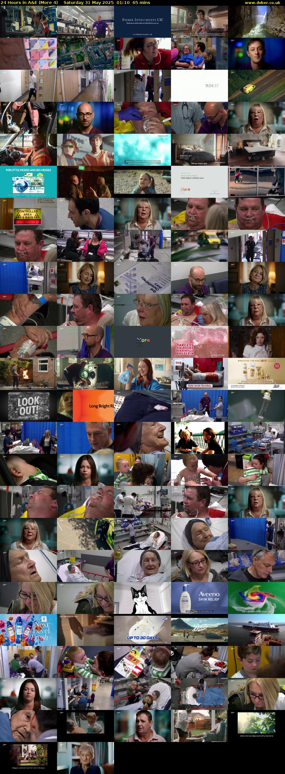 24 Hours in A&E (More 4) Saturday 31 May 2025 01:10 - 02:15