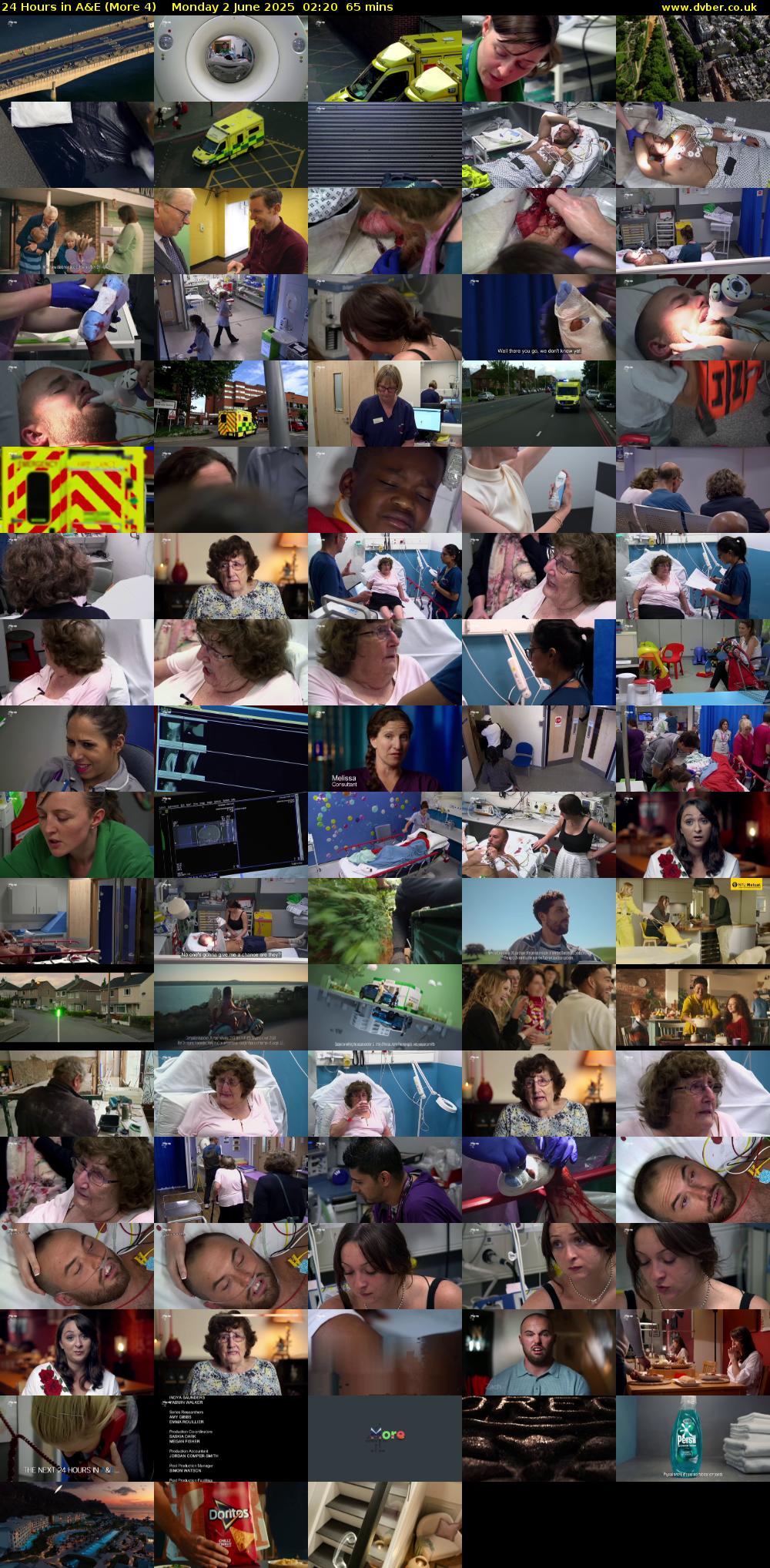 24 Hours in A&E (More 4) Monday 2 June 2025 02:20 - 03:25
