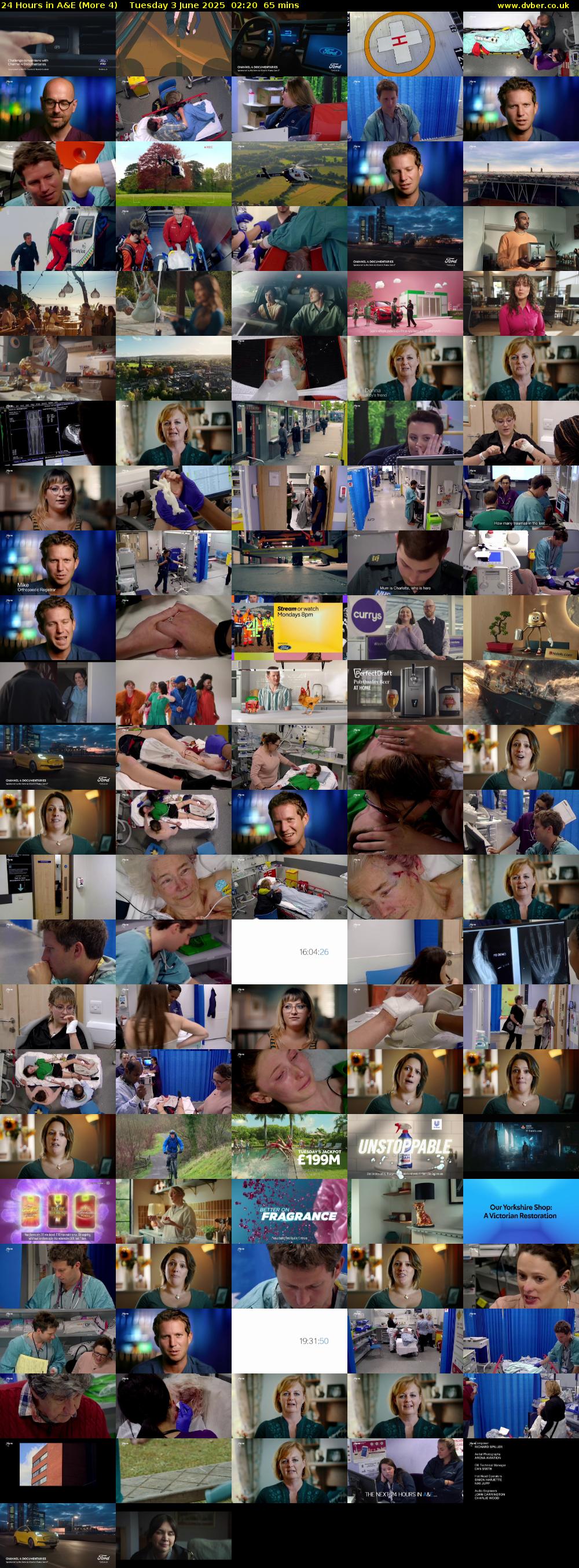 24 Hours in A&E (More 4) Tuesday 3 June 2025 02:20 - 03:25