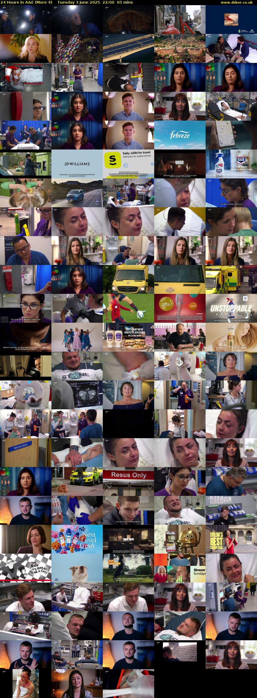 24 Hours in A&E (More 4) Tuesday 3 June 2025 22:00 - 23:05