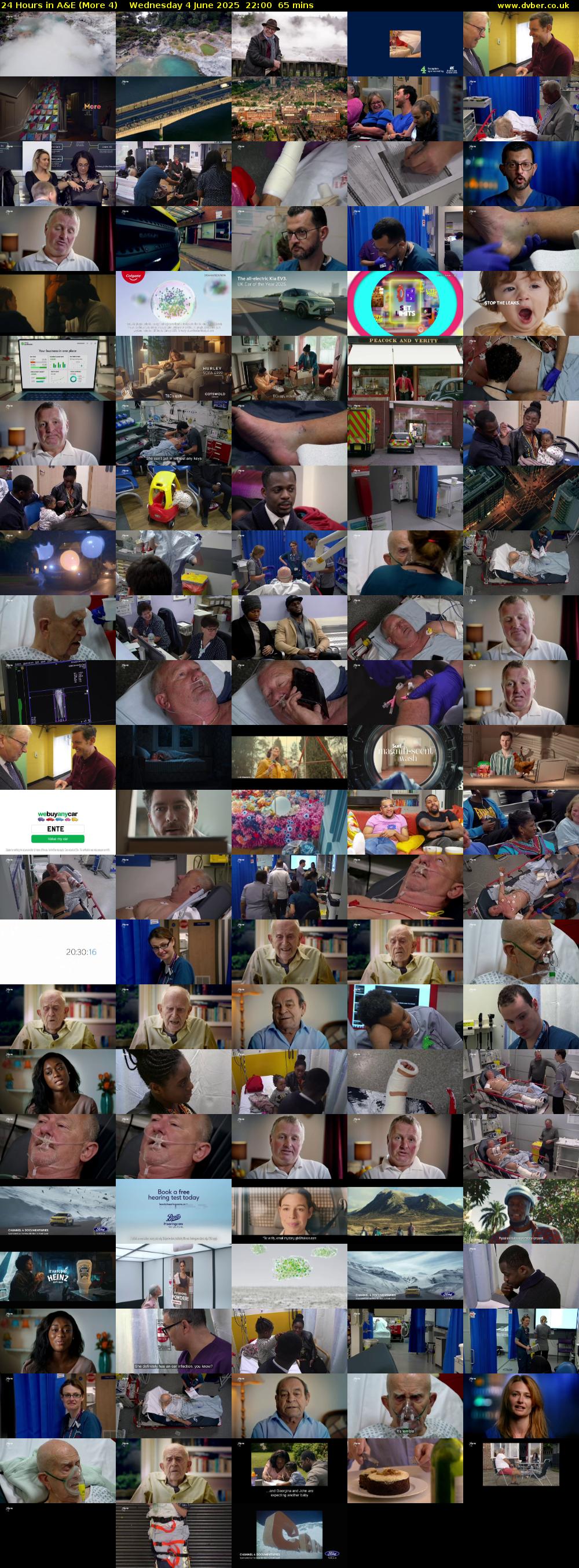 24 Hours in A&E (More 4) Wednesday 4 June 2025 22:00 - 23:05