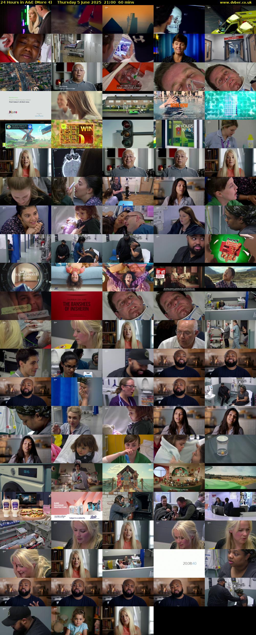 24 Hours in A&E (More 4) Thursday 5 June 2025 21:00 - 22:00