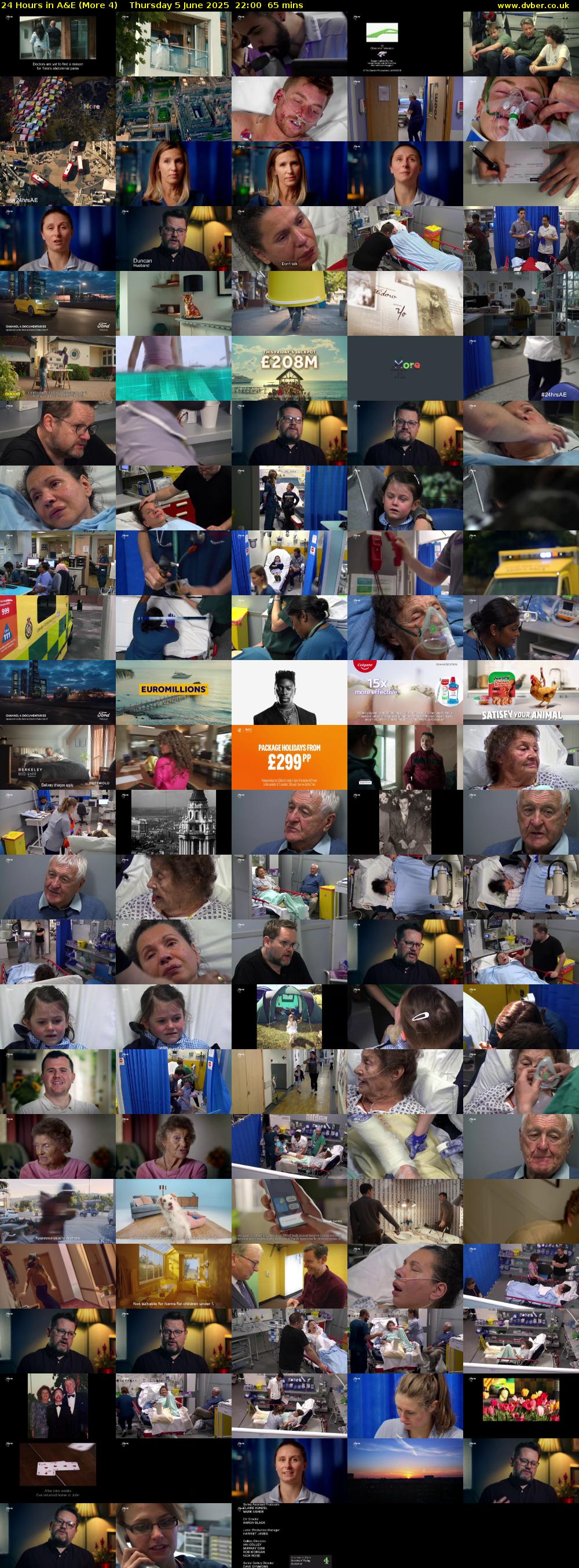 24 Hours in A&E (More 4) Thursday 5 June 2025 22:00 - 23:05