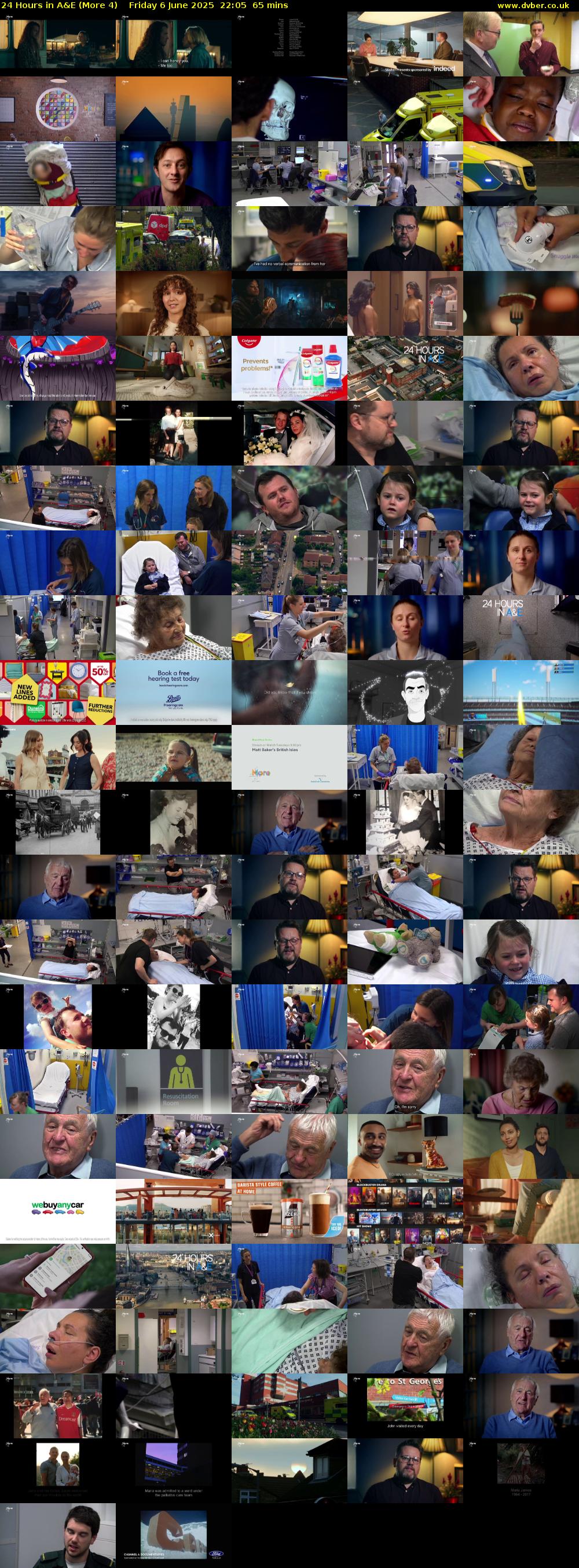 24 Hours in A&E (More 4) Friday 6 June 2025 22:05 - 23:10