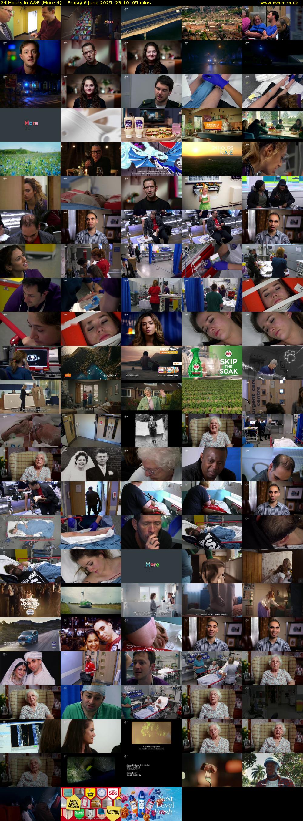 24 Hours in A&E (More 4) Friday 6 June 2025 23:10 - 00:15