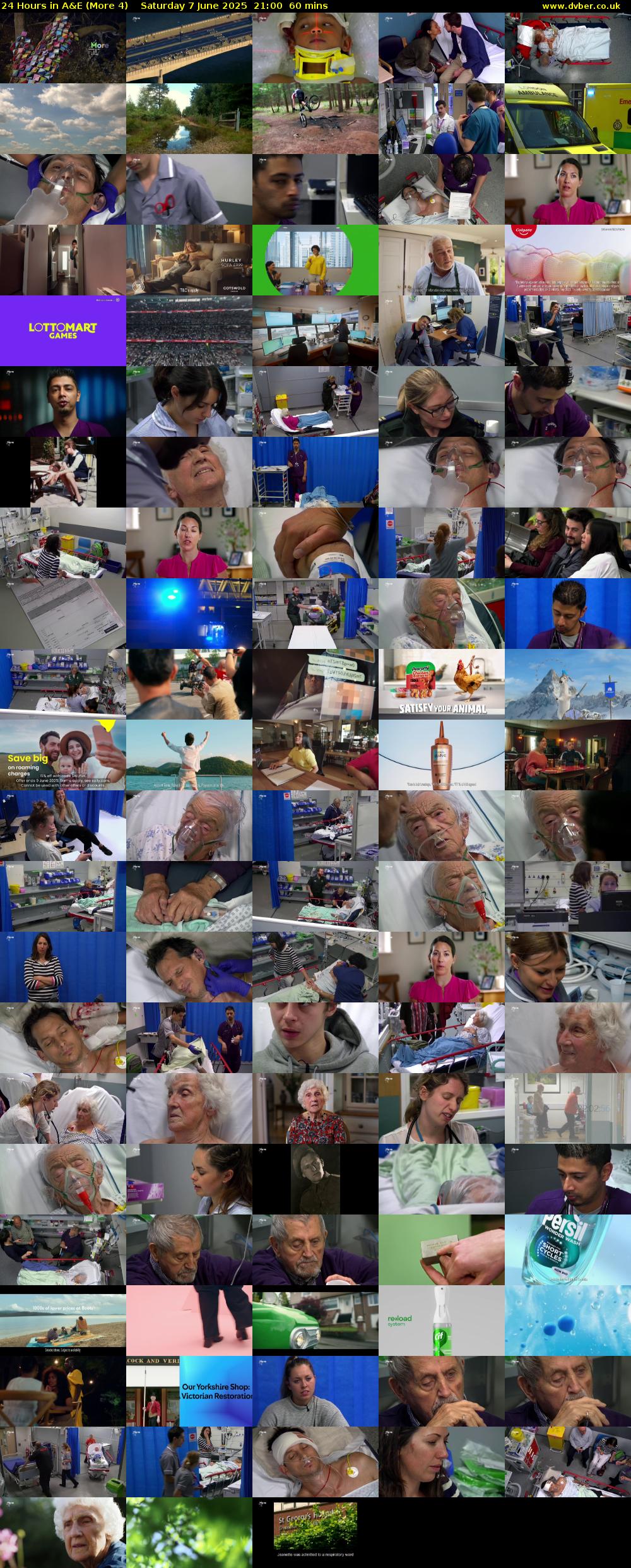 24 Hours in A&E (More 4) Saturday 7 June 2025 21:00 - 22:00