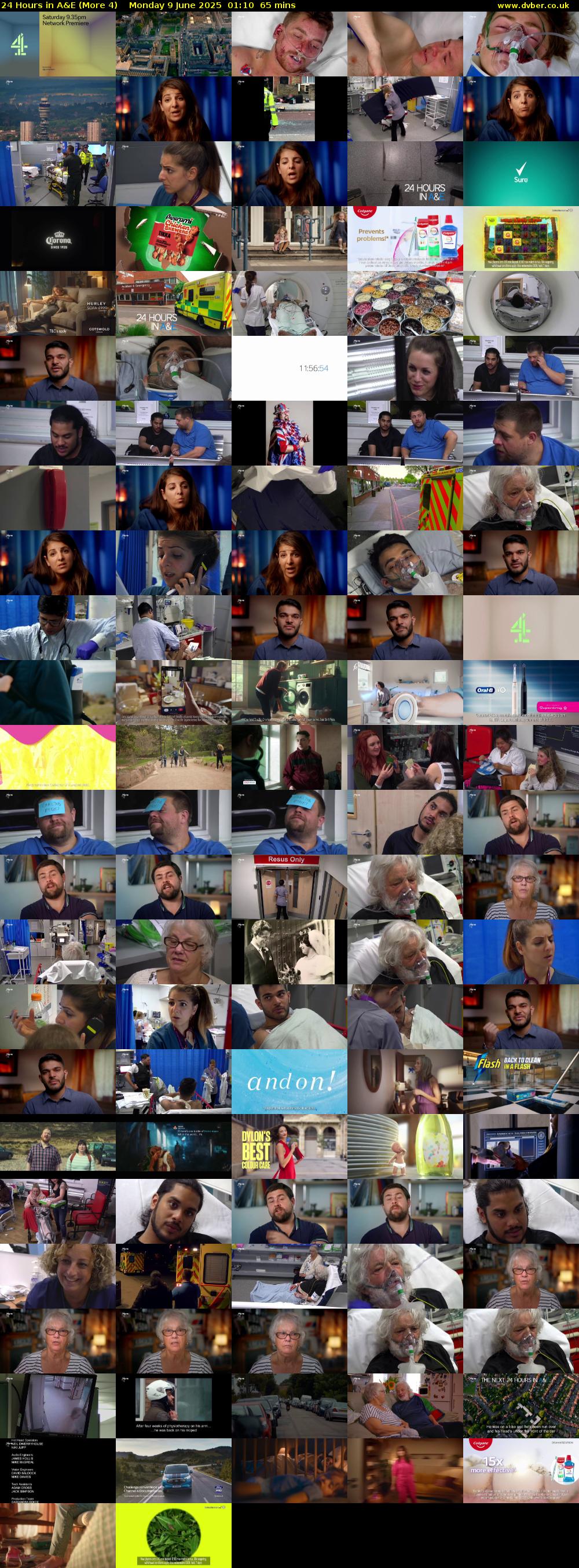 24 Hours in A&E (More 4) Monday 9 June 2025 01:10 - 02:15