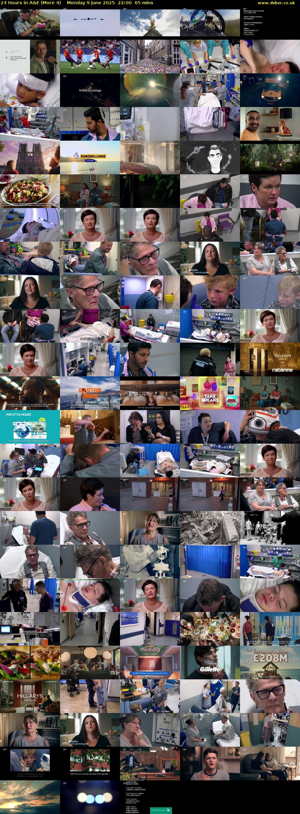 24 Hours in A&E (More 4) Monday 9 June 2025 22:00 - 23:05