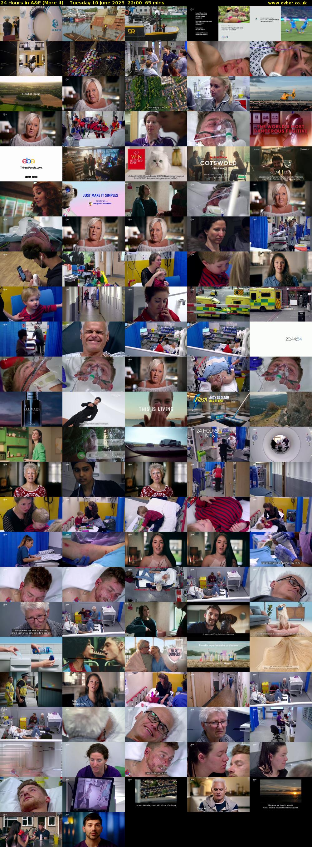 24 Hours in A&E (More 4) Tuesday 10 June 2025 22:00 - 23:05