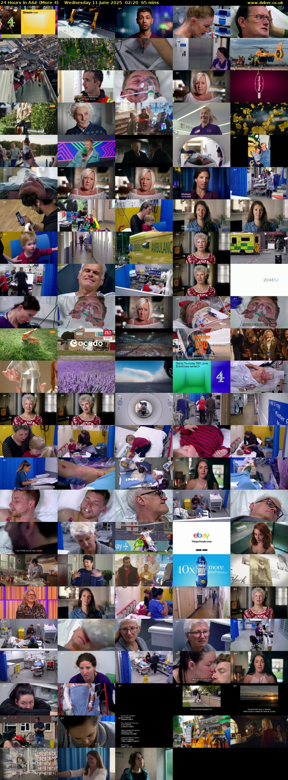 24 Hours in A&E (More 4) Wednesday 11 June 2025 02:20 - 03:25