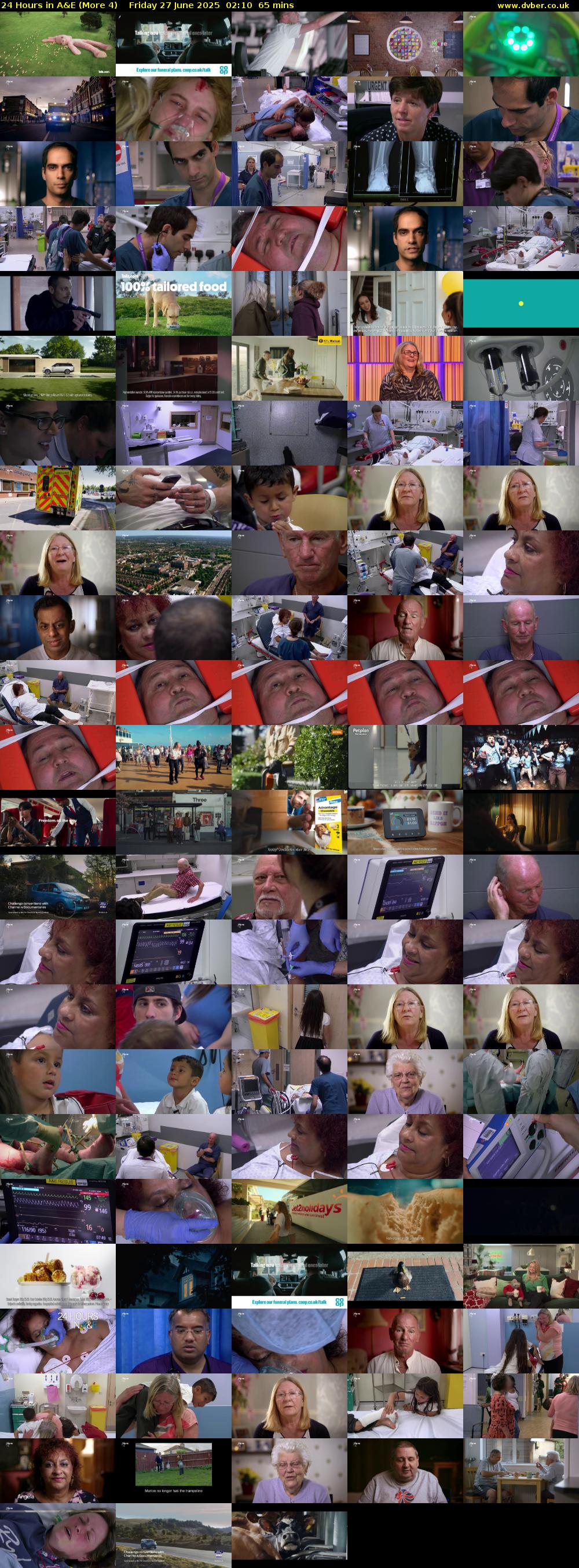 24 Hours in A&E (More 4) Friday 27 June 2025 02:10 - 03:15