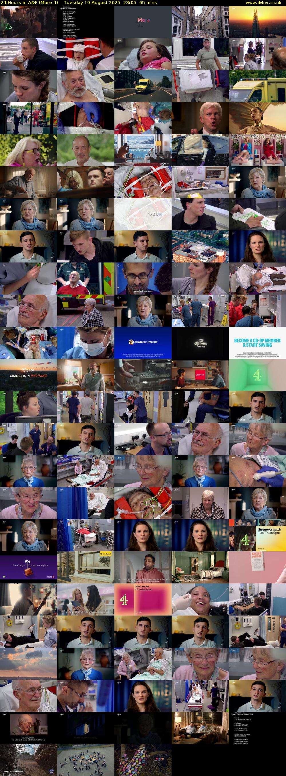 24 Hours in A&E (More 4) Tuesday 19 August 2025 23:05 - 00:10