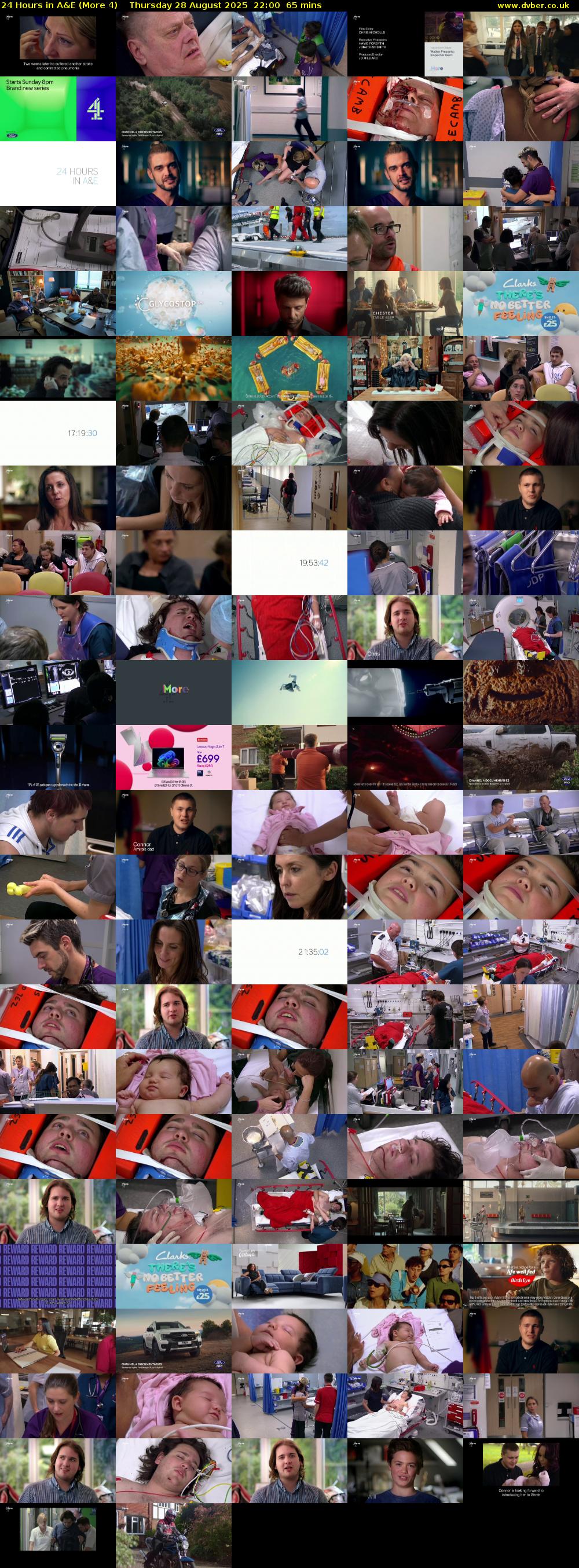 24 Hours in A&E (More 4) Thursday 28 August 2025 22:00 - 23:05