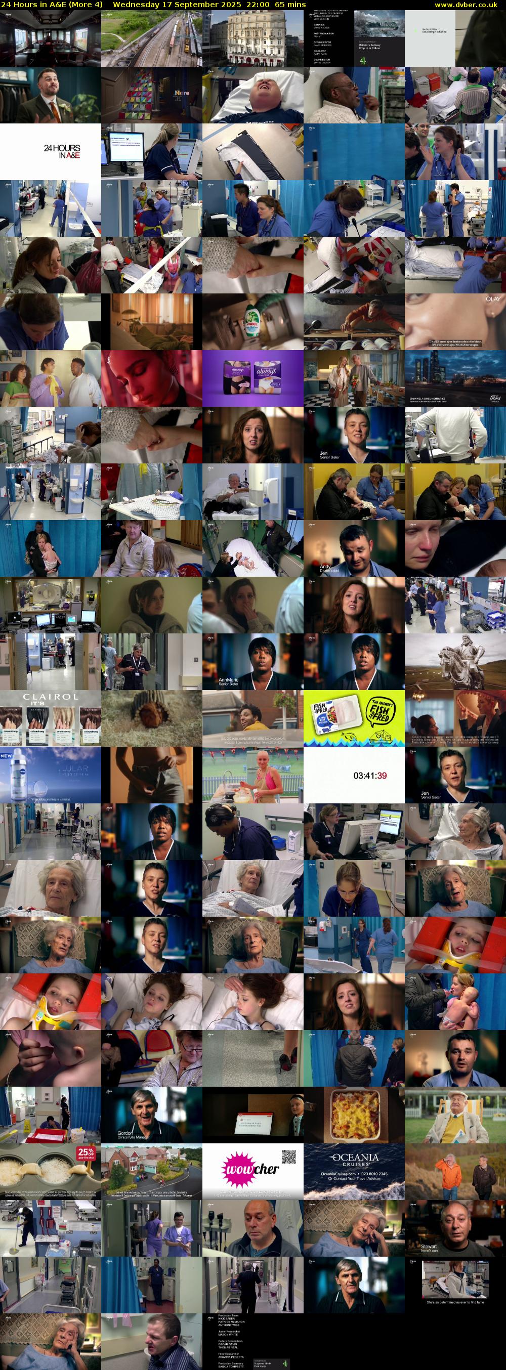 24 Hours in A&E (More 4) Wednesday 17 September 2025 22:00 - 23:05
